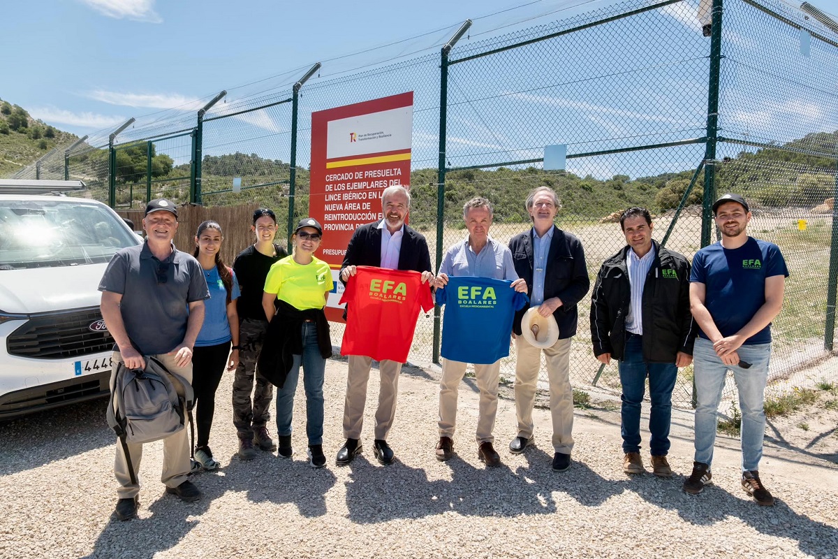EFA Boalares participa en la suelta de lince ibérico organizada por el Gobierno de Aragón 7 lince 2