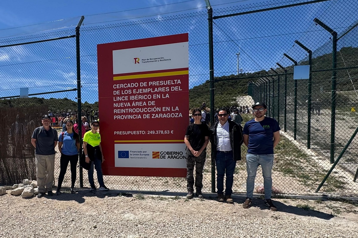 EFA Boalares participa en la suelta de lince ibérico organizada por el Gobierno de Aragón 2 lince 6